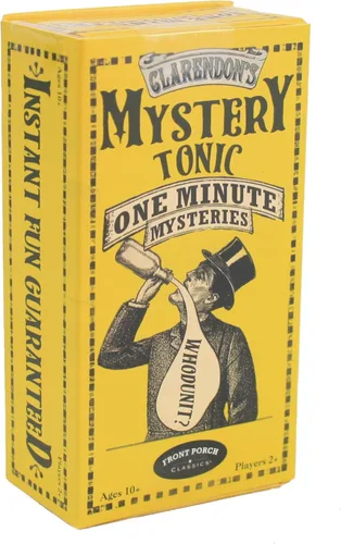 Front Porch Classics | Front Porch Classics Claredon's Mystery Tonic - Juego de cartas misteriosas vintage de un minuto para 2 o más jugadores, a
