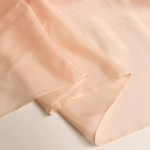 Vestido de tela de algodón de seda rosa naranja de 39.4 in* 55.1 in, bufanda, forro de moda, forro de seda, material de costura de moda para #0