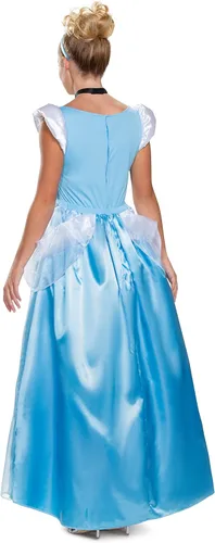 Vista 2 de Disfraz de Cenicienta de lujo para adultos