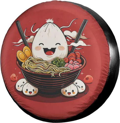 Vista 62 de Dujiea - Cubierta de neumático de repuesto con cabeza de gato en llamas, con orificio para cámara de respaldo, cubierta universal para ruedas