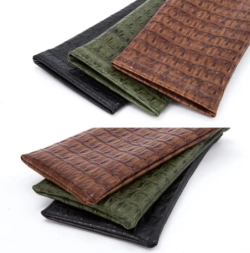 Vista 6 de TRIUMPH VISION Bolsa de cuero para lentes de sol, paquete de 3 soportes para gafas de almacenamiento de resorte