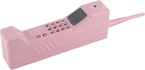 Vista 6 de Modelo de teléfono celular retro a la antigua, modelo de teléfono celular, ornamento vintage de simulación fotográfica accesorios para el escenario