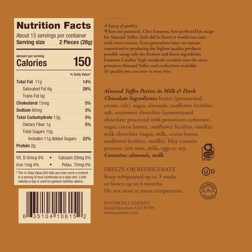 Vista 2 de Almendra Toffee Pequeños