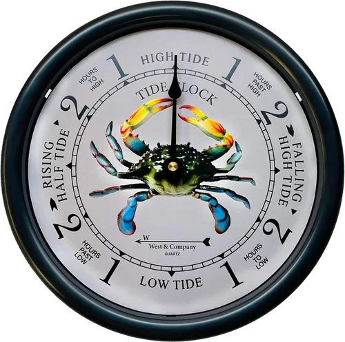 Reloj de marea cangrejo negro