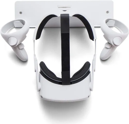 CNBEYOUNG Gancho de soporte de almacenamiento de metal para auriculares de realidad virtual compatible con Quest 3S 3 Quest 2 Pro, Apple Vision Pro,