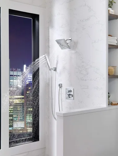 Vista 5 de Delta Faucet Ara 17 Series - Kit de moldura de válvula desviadora integrada de 6 ajustes, kit de moldura de válvula desviadora dorada, kit de Bronce