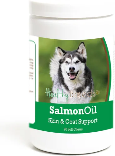 Vista 378 de Healthy Breeds Affenpinscher - Masticables suaves de aceite de salmón, 90