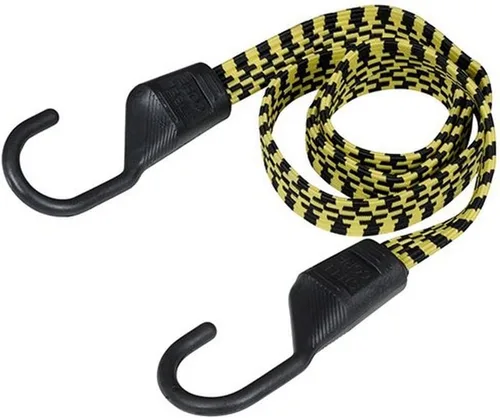 Vista 3 de Keeper 06105 Ultra - Cuerda elástica plana de 18 pulgadas, color naranja y amarillo., 18