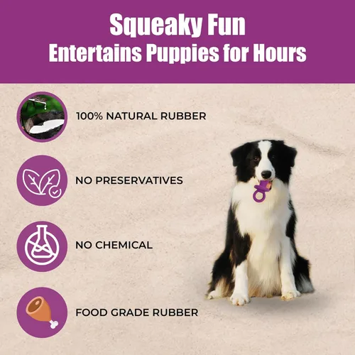 Vista 4 de Ethical Puppy - Chupete de látex para perros de 4 pulgadas, los colores pueden variar de razas pequeñas