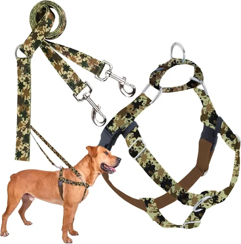 Vista 46 de 2 Hounds Design Freedom - Arnés para perro sin tirones, arnés ajustable y correa, fácil de caminar y control cómodo, se adapta a perros pequeños