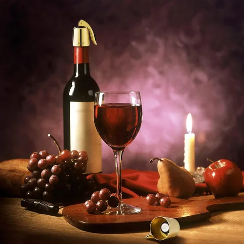 Vista 6 de OWO Tapón para botella de vino de acero inoxidable, reutilizable, protector de vino con sello de silicona, sellador de botellas decorativo, se