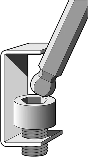 Vista 5 de EKLIND 17322 Bright Ball-Hex L-Key Allen Wrench Combo- Extra Long Inch/MM (2 Sets 22pc)
