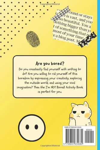 Vista 2 de Im Not Bored! Over 100 Boredom-Free Activities to Unleash the Creative Mind Interactive Writing and Drawing Activity Book for Kids 8 - 13 Years