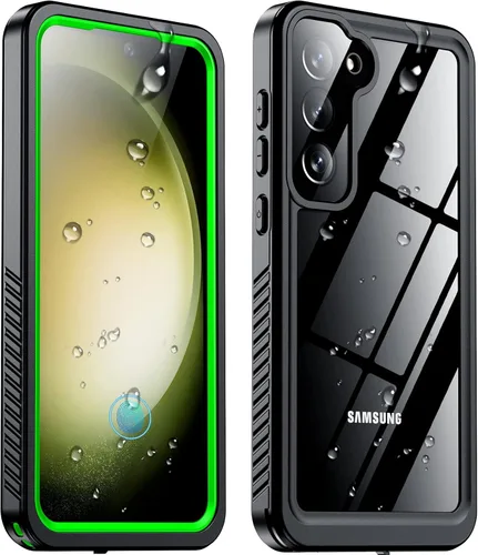 Temdan Funda para Samsung Galaxy S23, lente y protector de pantalla incorporados a prueba de agua, cuerpo completo a prueba de golpes, a prueba de