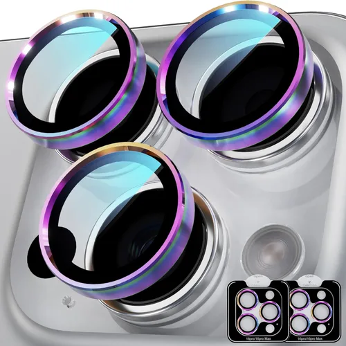 Vista 34 de YWXTW Protector de lente de cámara para iPhone 17 Pro/iPhone 17 Pro Max, [bandeja de instalación de 1 paso] Protector de pantalla de vidrio