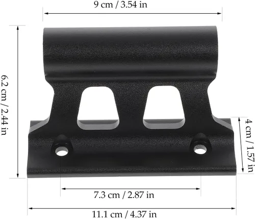 Vista 6 de Alipis Soporte de horquilla de liberación rápida para bicicleta, soporte de eje pasante, portador de horquilla frontal, para automóvil, camión