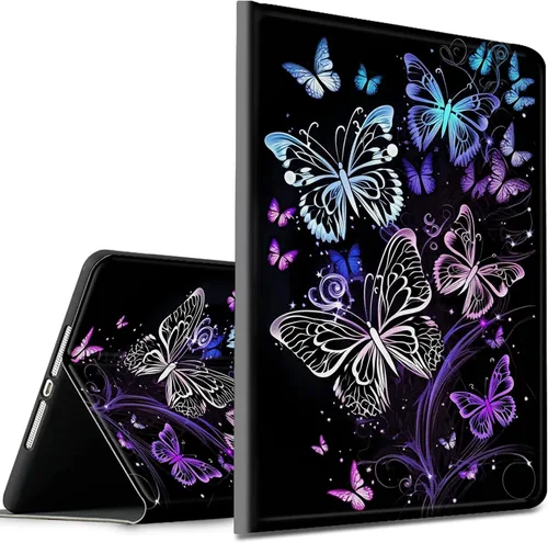 Vista 36 de Funda para tablet Kinlde Fire HD 10 (11ª generación 2021) Fire HD 10 Plus 2021, delgada, de piel sintética, con función atril, función atril