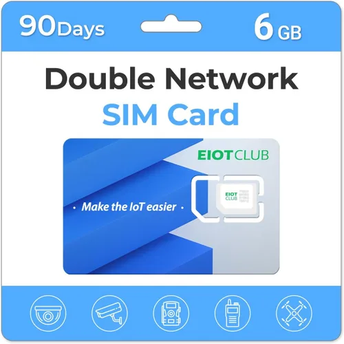 Vista 8 de EIOTCLUB Tarjeta SIM prepagada 5G/4G LTE - Compatible con redes nacionales para dispositivos IoT desbloqueados