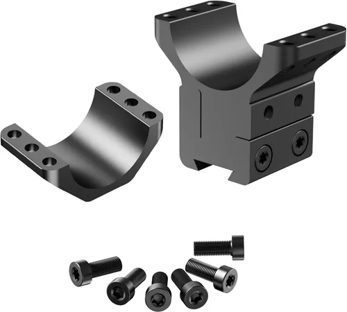 Vista 2 de Victoptics Altura de elevación ajustable de 1.181 in de 35 a 1.614 in, anillos de cola de milano, puede adaptarse a alcance de lente objetivo