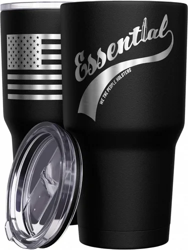 Vista 38 de We The People Holsters - Vaso térmico de 30 onzas, 0% Liberal, Negro