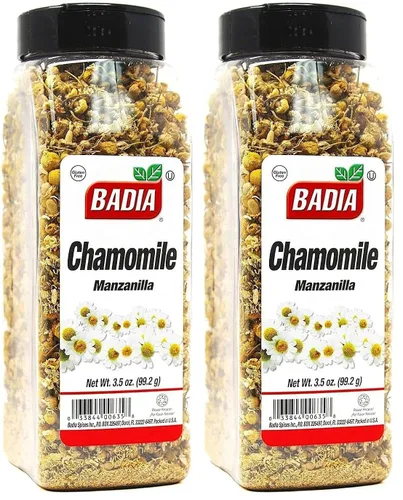 Vista 7 de Badia Manzanilla, 100 g – Flores secas premium de manzanilla para té de hierbas
