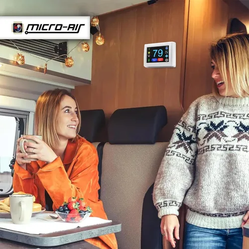 Vista 24 de MICRO-AIR EasyTouch - Termostato digital de repuesto para autocaravana, programable y confiable, habilitado para WiFi y Bluetooth, termostato