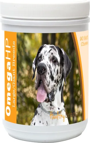 Vista 168 de Healthy Breeds Siberian Husky Omega HP - Masticables suaves para piel y pelaje, 90