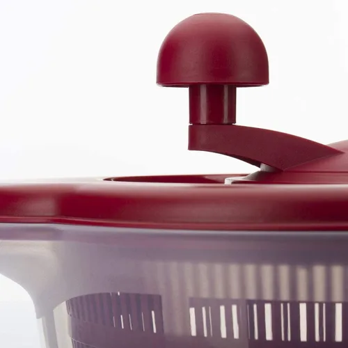 Vista 6 de Westmark Germany Centrifugador de ensaladas fácil de usar para secar las verduras y mejorar el sabor de los condimentos, de 10 pulgadas
