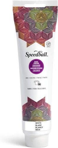 Vista 19 de Speedball Tinta de impresión de bloque de tela, amarillo, 2.5 fl oz - Impresión en textiles y papel - Hecho en Estados Unidos