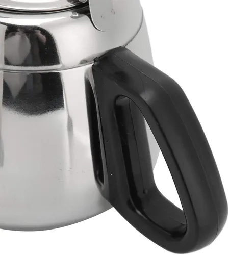 Vista 8 de Tetera de acero inoxidable de 1.5L2L, tetera de té de hojas, tetera de agua caliente con filtro, infusor extraíble, estufa, teteras de té (2 litros)