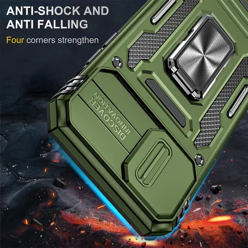 Vista 42 de Funda para iPhone 13 Pro con funda para cámara, con soporte de anillo para soporte, con función de montaje magnético para automóvil, para iPhone 13