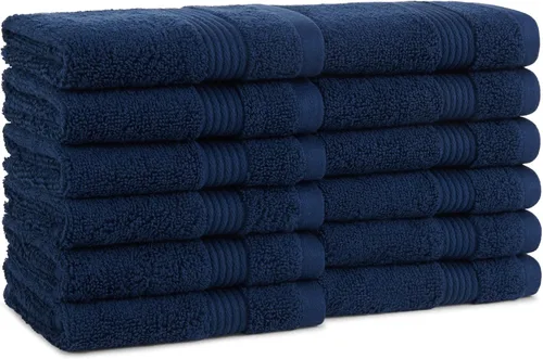 Vista 54 de Arkwright Juego de toallas de baño de 4 piezas - 100% algodón súper suave, 600 GSM de secado rápido y absorbente, artículos de lujo para baño