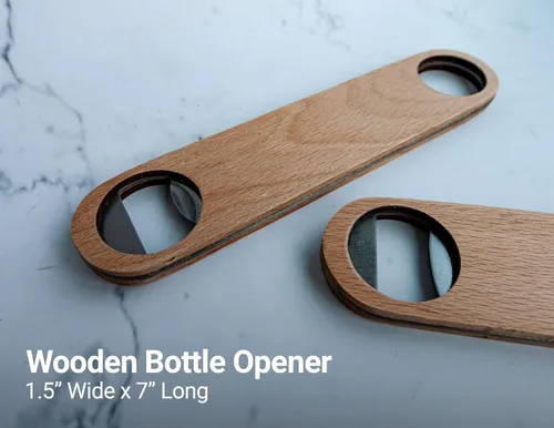 Vista 2 de Gran Ábaco, Las Bahamas, Abrebotellas de madera diseño tortuga