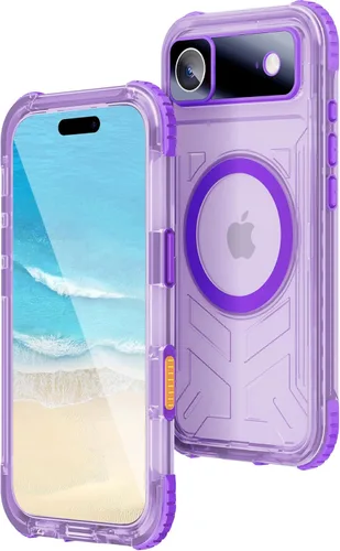 Vista 28 de WIFORT Funda impermeable para iPhone 15, [IP68 bajo el agua a prueba de polvo] [pantalla integrada] [15 pies a prueba de golpes militar], cubierta