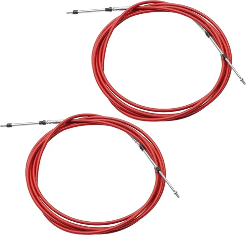 Vista 10 de uxcell Cable de caja de control remoto de cambio de acelerador marino de 11 pies 11.2 ft de 134 pulgadas para motor fuera de borda Sistema