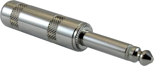 Vista 2 de GLS Audio Enchufes de 14 pulgadas para cables de altavoz, cables de conexión, serpientes - TS macho mono 14 pulgadas Phono 0.248 in enchufe