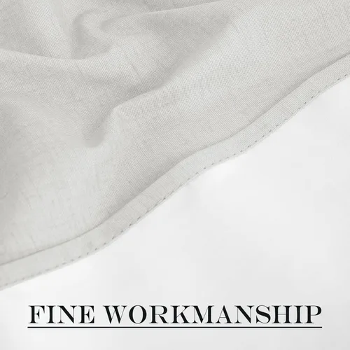 Vista 7 de NICETOWN Cortinas de puerta francesa, con aislamiento térmico, cortina 100% opaca para ventana de vidrio, puertas de patio de cocina