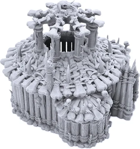 Vista 6 de EnderToys The Witch Temple by Printable Scenery, 3D Impreso RPG Scenery y Wargame Terrain 1.102 in Miniaturas