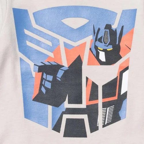 Vista 6 de Transformers Optimus Prime Bumblebee - Paquete de 2 camisetas para niños pequeños y grandes