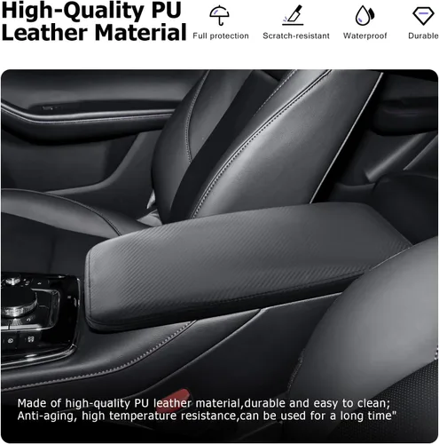 Vista 5 de LUWU CX 30 Funda de consola central compatible con Mazda CX30 2020-2024 2025 2026 Accesorios Mazda CX30 2025 2026 Cubierta de consola de 2020-2026