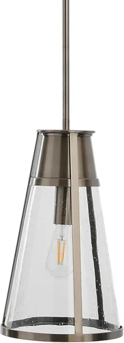 Vista 12 de Jaxon - Aplique de pared para exteriores de metal y vidrio sembrado, zinc envejecido
