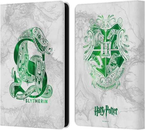 Vista 24 de Head Case Designs Funda de piel con licencia oficial de Harry Potter Gryffindor Aguamenti Deathly Hallows IX compatible con Kindle Paperwhite 1/2/3