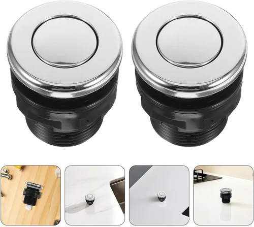 Vista 8 de Garbage Disposal Air Switch Button Waterproof Control with 34mm Hole