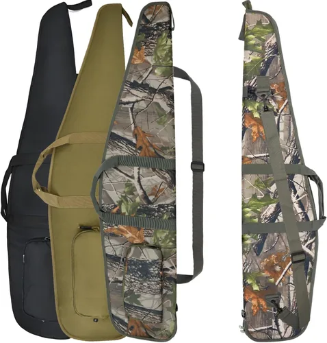 Vista 9 de Funda Blanda para Rifle Bolsa para Armas Estuche para Escopeta con Bolsillos para Accesorios Hombro Ajustable para Estuche de Transporte de Rifle