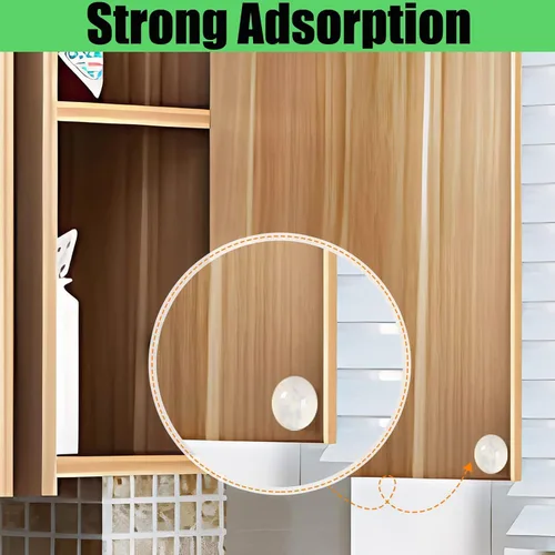 Vista 3 de TCPENG® 100 piezas de patas de goma transparentes, pequeñas almohadillas autoadhesivas, puntos de goma adhesivos, topes antideslizantes