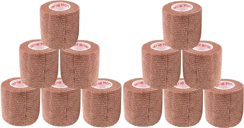 Vista 16 de Cinta adhesiva para veterinarios (negro) (paquete de 2) (2 pulgadas x 15 pies), autoadhesiva, adherente, cohesiva, flexible, autoadhesiva, rollo