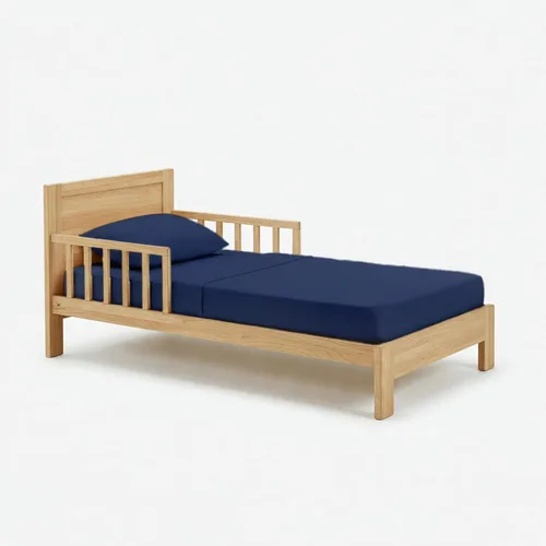 Vista 8 de Juego de sábanas para niños pequeños 100 % algodón, 3 piezas, suave y transpirable, sábana bajera, sábana encimera elástica y funda de almohada tipo