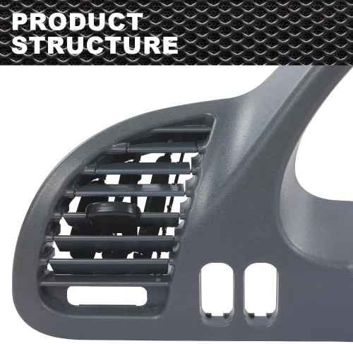 Vista 5 de Bisel de panel de tablero compatible con Dodge Sprinter 2002-2006 lado izquierdo del conductor con boquilla A/C 5104262AA