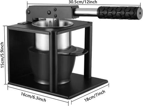 Vista 4 de Manual Orange Juice Extractors - Stainless Steel Lime Juicer, Fruit Press Machine, Household Juice Squeezer, Sturdy Kitchen Gadget Professional