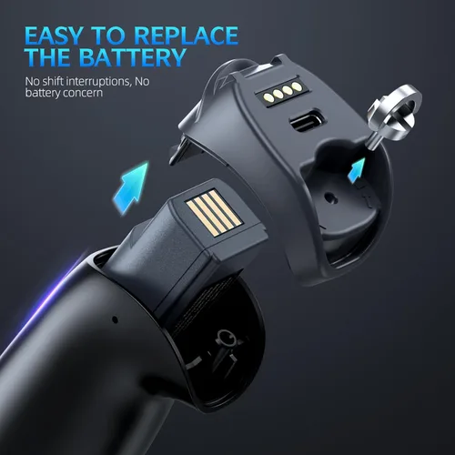 Vista 2 de TEEMI Escáner de código de barras Bluetooth con receptor de datos de base de carga USB, lector de código de barras inalámbrico QR 1D 2D para iOS